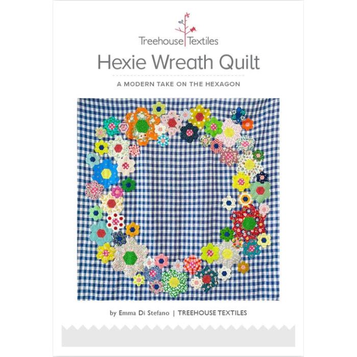 Hexie Wreath Quilt