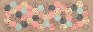 Little Bluebird Hexagons Table Runner